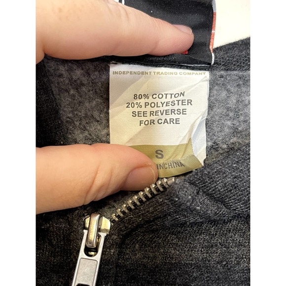 Harley‎ Davidson Full Zip Hooded Fleece Jacket Motorcycles Black Women Small - Picture 3 of 8